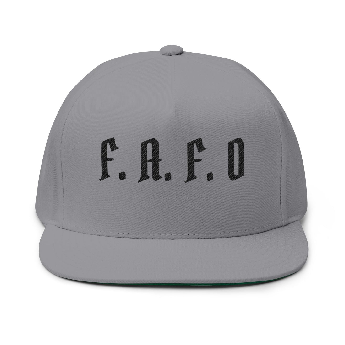 FAFO Embroidered Flat Bill Cap — Bold Streetwear Snapback