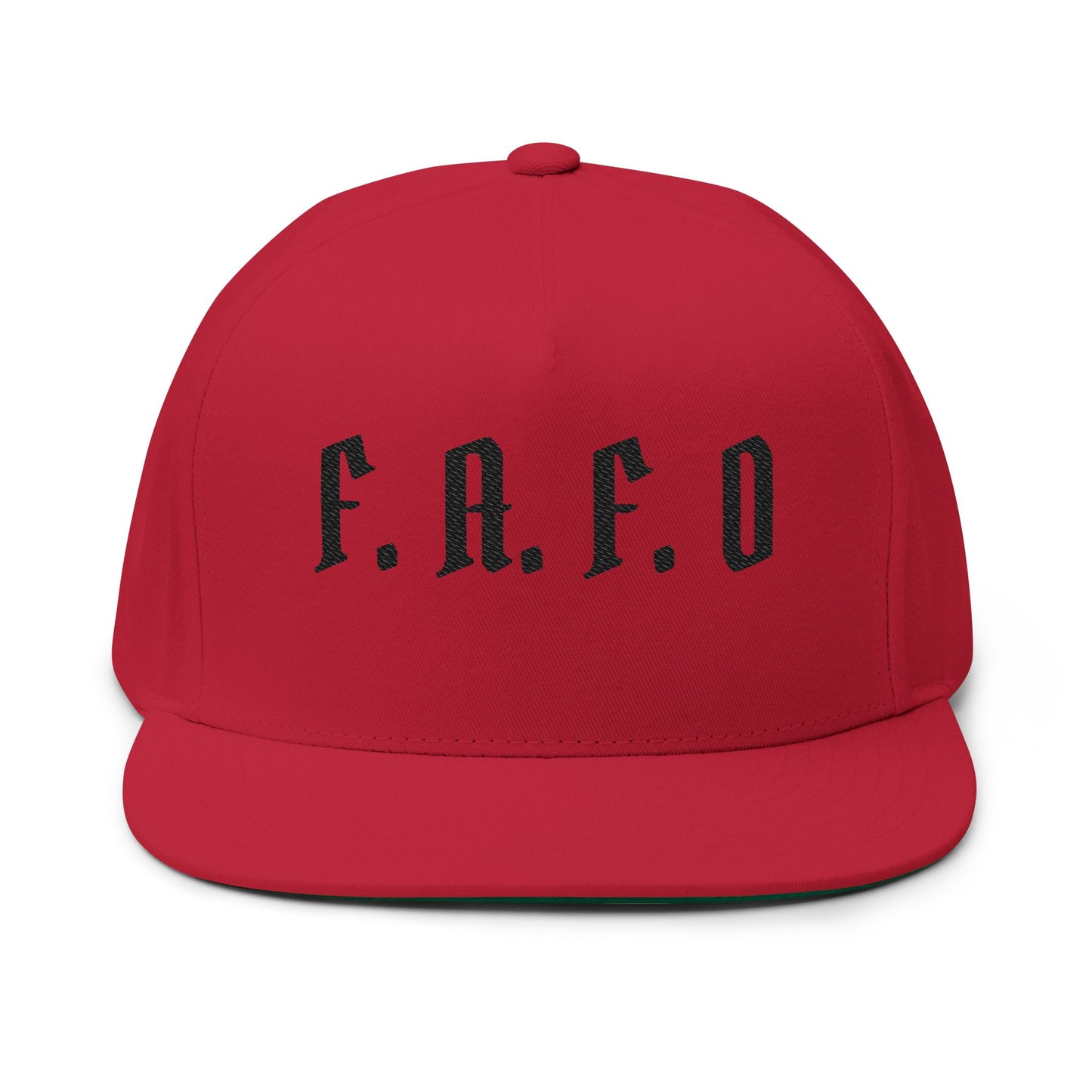 FAFO Embroidered Flat Bill Cap — Bold Streetwear Snapback