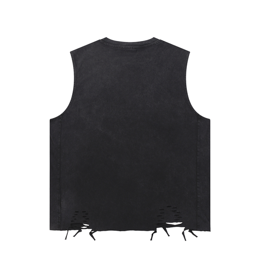 FAFO Raw-Hem Tank Top